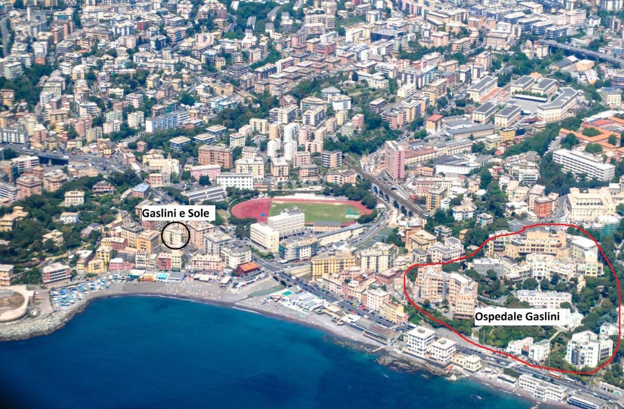 Gaslini E Sole Hotel Genoa Bagian luar foto
